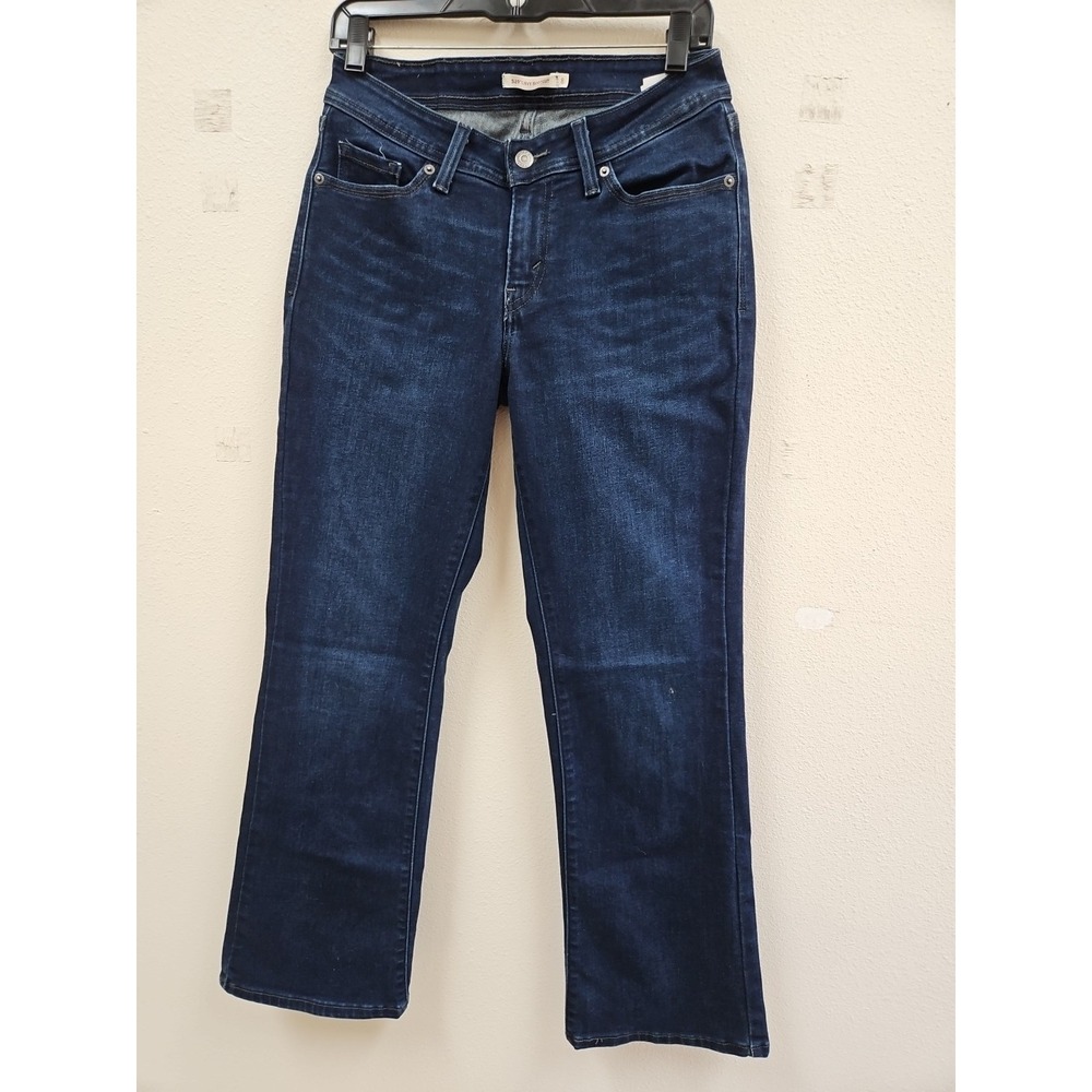 Levis Womens 529 Curvy Boot  Denim Jeans Size 8  Five Pockets Zipper